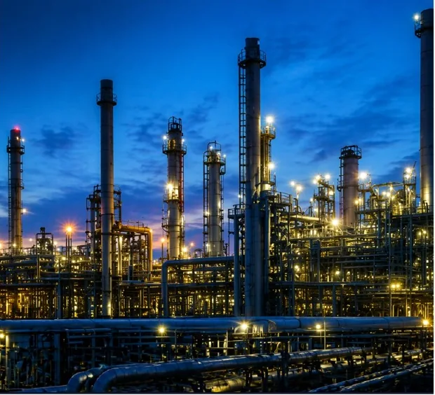 Instalação industrial representando a atuação da Alternativa em ambientes empresariais e operacionais